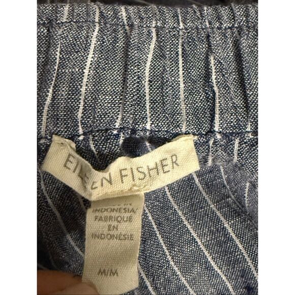 Eileen Fisher Puckered Organic Linen Pocket Skirt Size Medium - Picture 4 of 6